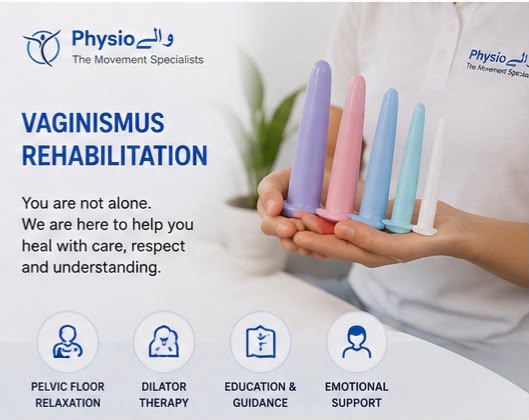Vaginismus rehabilitation with pelvic dilator therapy, pelvic floor relaxation, education, and support